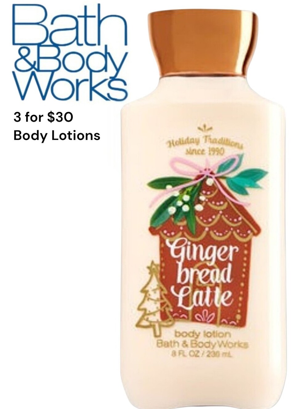 Bath & Body Works Gingerbread Latte Body Lotion